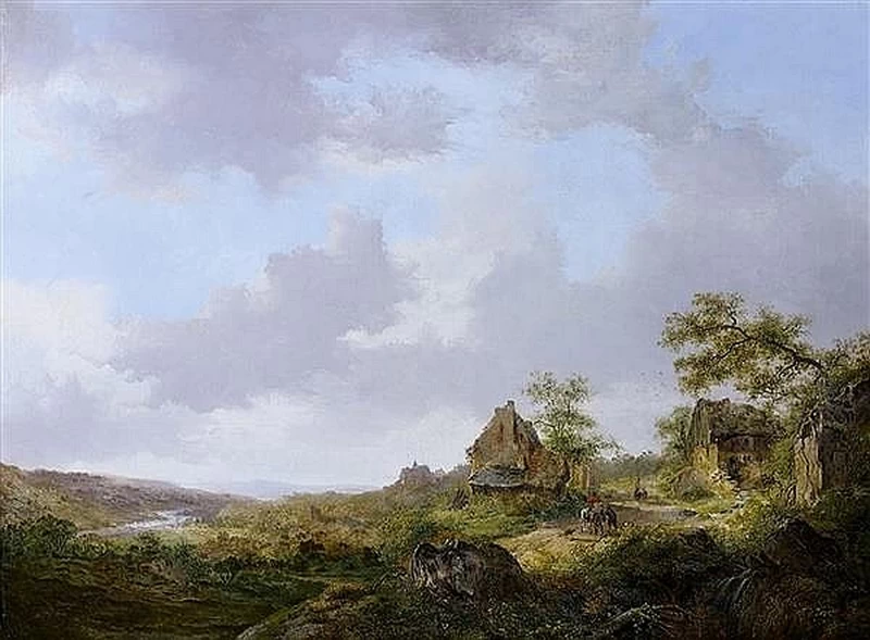 Paesaggio della valle del Reno